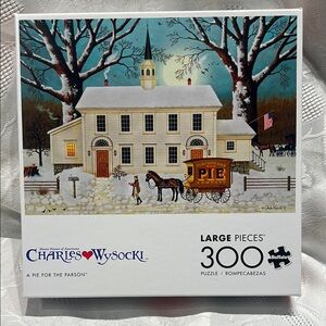 🔴3/$25🔴Buffalo Games Charles Wysocki  A Pie for The Parson 300 Piece Puzzle